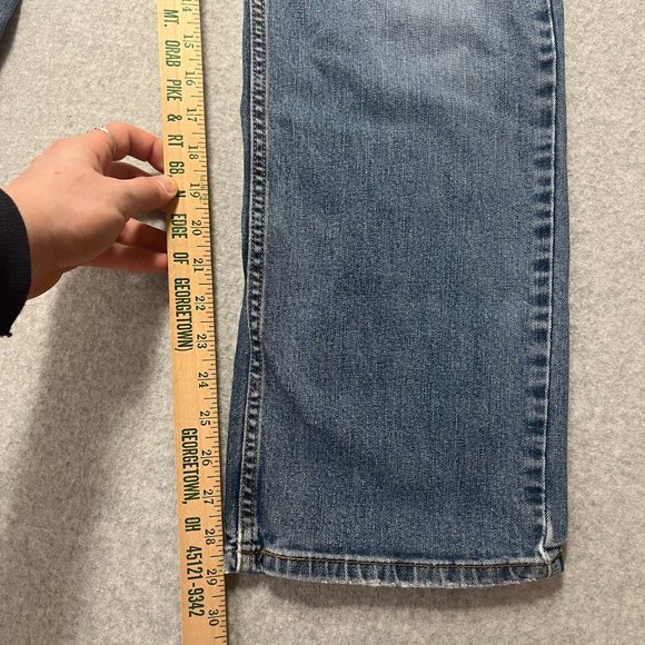 Levis Jeans Mens 36x30 Blue 559 Relaxed Straight Cotton Blend Denim (Meas 36x29) - Picture 4 of 9